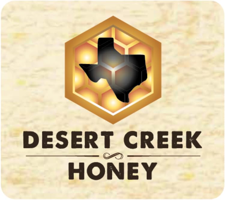 Desert Creek Honey - 100% Raw, Unfiltered, Pure Honey from Texas - Natural Sugar Substitute - Five Gallons of Bulk Unprocessed, Unpasteurized American Honey - Harvested by Our Own Beekeepers