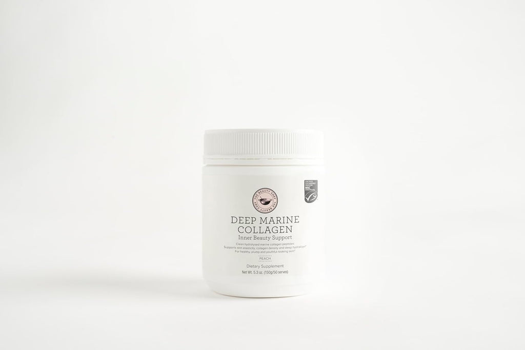 The Beauty Chef Deep Marine Collagen Inner Beauty Support Peach – Marine Collagen Drink for Skin Elasticity, Hydration & Gut Health – 500ml