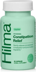Hilma Gentle Bowel, Occasional Constipation Relief with Magnesium Citrate, Natural and Gentle Laxatives for Constipation w/Magnesium Citrate, Ginger, Anise and Bitter Orange, 46 Vegan Capsules