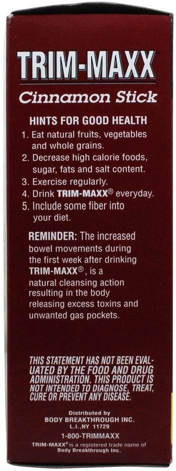 Trim-Maxx Herbal Dieter's Tea Cinnamon Stick - 70 Tea Bags, 4.94 oz