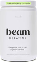 Beam Creatine Monohydrate Powder - Micronized Creatine for Muscle Growth, Strength, Endurance & Recovery - Unflavored, Fast-Dissolving, Workout Supplement for Men & Women, Keto & Vegan - 100 Servings
