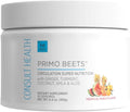 Consult Health Primo Beets - Beet Root Powder Drink Mix with Electrolytes - Nitrates to Support Circulation - Energy Boost - Ginger & Turmeric - Men & Women - Tropical Punch Flavor - 30 Servings