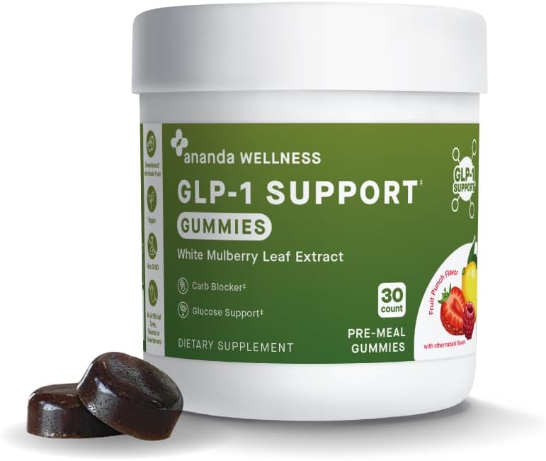 GLP-1 Support Gummies – White Mulberry Leaf Extract, 30 Count