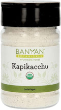 Banyan Botanicals Kapikacchu Mucuna Pruriens – Organic Herbal Powder – Energizing, Supports Healthy Nervous & Reproductive Systems* – Natural Source of L-Dopa – Spice Jar – Non-GMO Sustainably Sourced Vegan