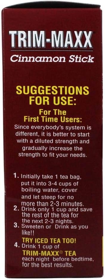Trim-Maxx Herbal Dieter's Tea Cinnamon Stick - 70 Tea Bags, 4.94 oz