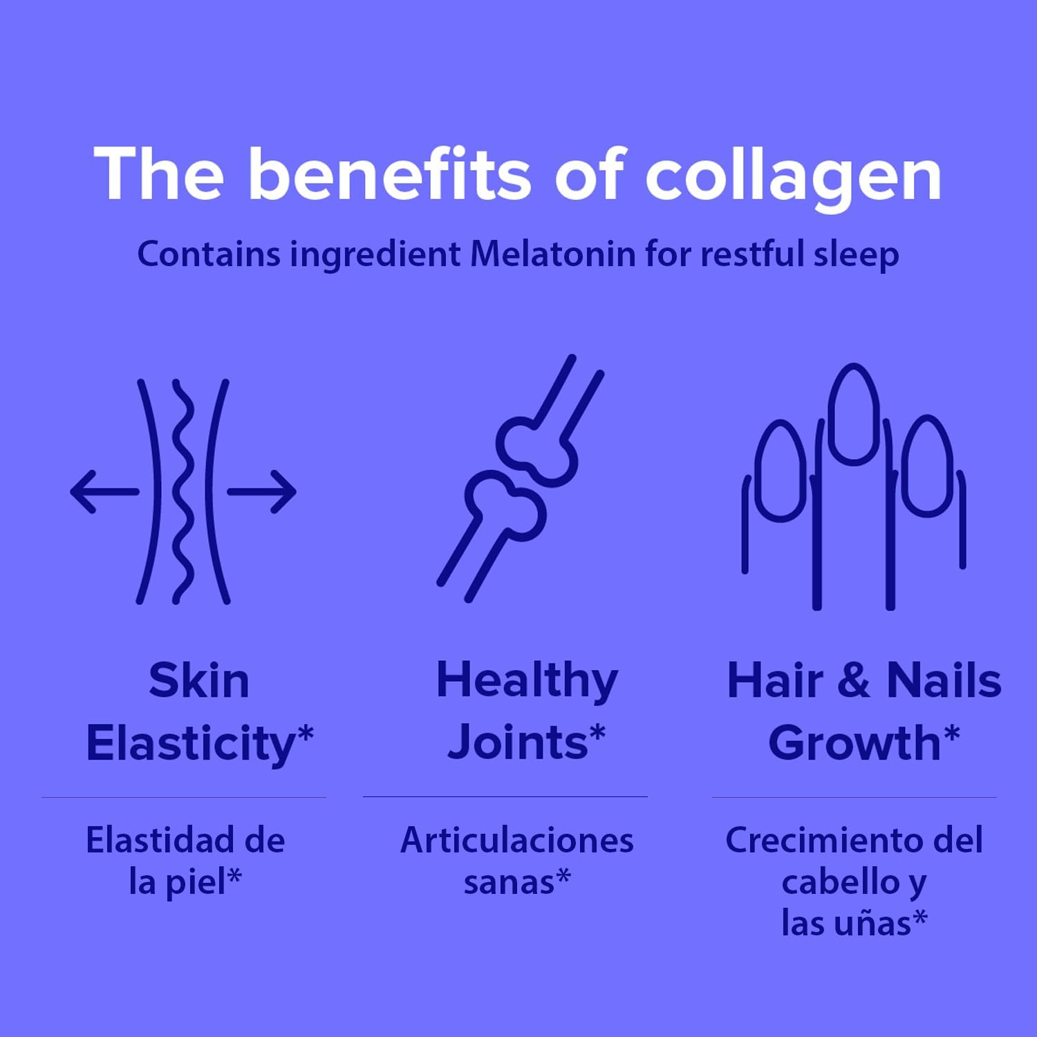 Sanar Naturals Collagen Pills Beauty Sleep with Melatonin 6 mg - Boost Hair Skin Nails Joints - Hydrolyzed Collagen Peptides Supplement, 150 Capsules