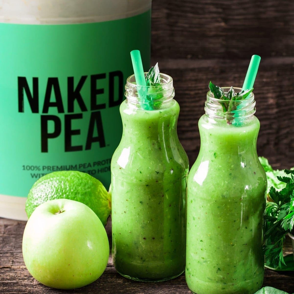 NAKED Vanilla Pea Protein Isolate from North American Farms, Only 3 Ingredients, Vanilla Vegan Protein, Gluten-Free, Soy Free, GMO Free - 2LB