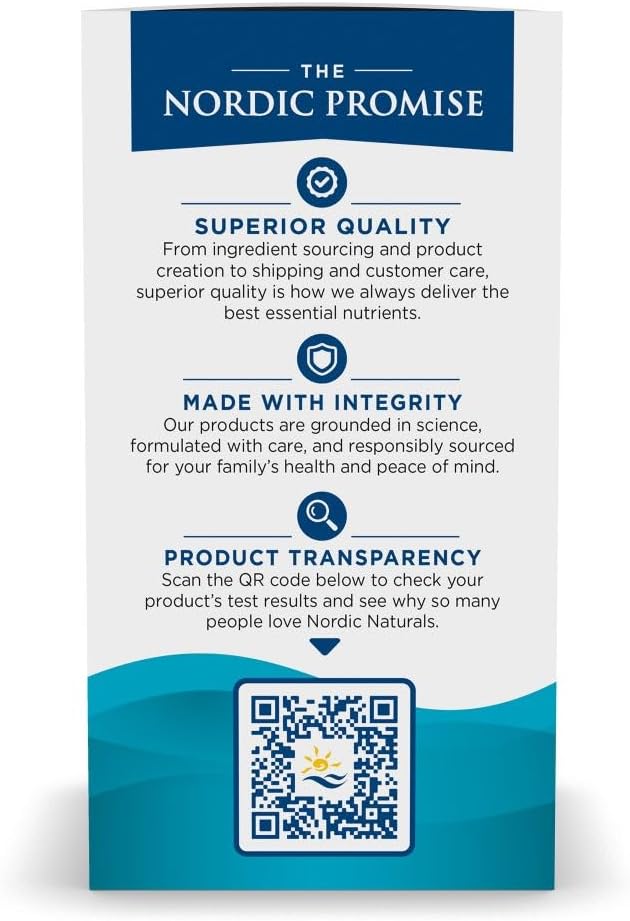 Nordic Naturals Plant Based Ultimate Omega, Lemon Flavor - 60 Vegetarian Soft Gels - 1210 mg Omega-3 - Vegan EPA and DHA - Supplement Made from Algae - Brain & Heart Support - Non-GMO - 30 Servings