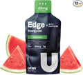 UCAN Edge Energy Gel Shots, Watermelon & Caffeine (12, 2 Ounce Packets) for Running, Training, Workouts, Fitness, Cycling, Crossfit | Sugar-Free, Vegan, & Keto Friendly Energy