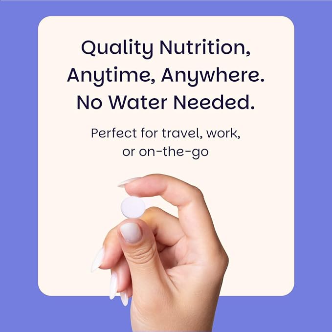 EZ Melts Zinc - Supplement for Immune, Digestive & Skin Health Support - Non-GMO, Vegan & Gluten-Free - Blueberry Blast - 60 Dissolvable Tablets (60 Servings)