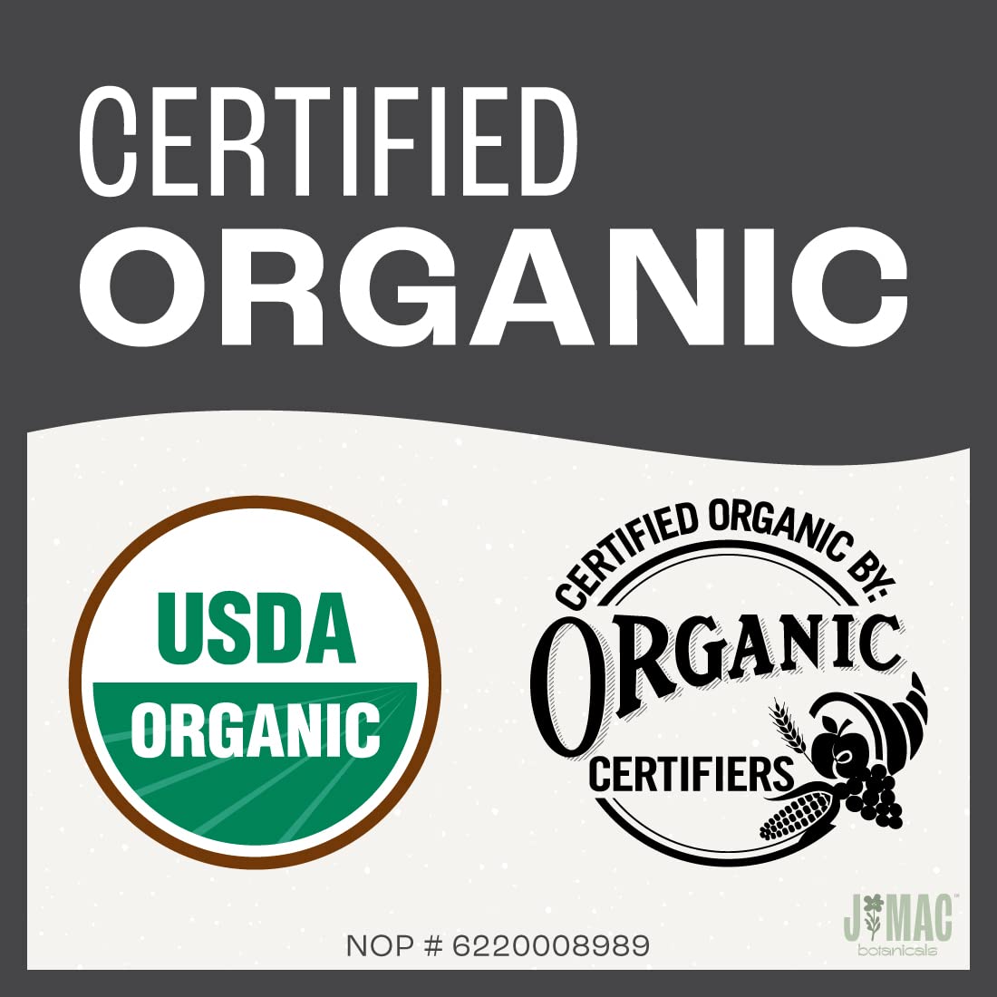 J Mac Botanicals Organic Anise Seeds (32 oz) Certified USDA Organic. Whole aniseed for cookies, tea, powder, or baking