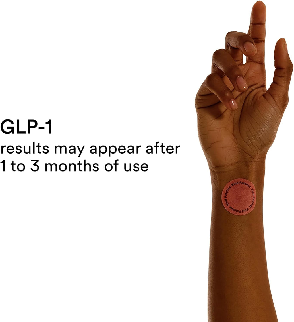 Kind Patches GLP-1 Patches with L Glutamine, Berberine, Chromium, Pomegranate and Cinnamon - 2 Pack, 60 Patches