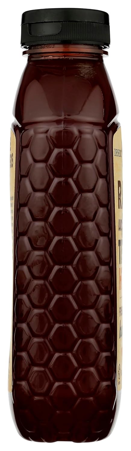 Desert Creek Honey - 100% Unfiltered, Pure, Raw Honey from Texas - Natural Sugar Substitute - Two Pounds of Unprocessed, Unpasteurized American Honey - Harvested by Our Own Beekeepers