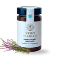 Greek Superherbs - Ikaria Honey, Heather (Anama) 250g (8.8 oz) - 100% Organic, Raw, Unfiltered Blue Zone Longevity Honey with Earthy Flavor - Antioxidant Rich Superfood for Wellness, Energy & Immunity Support