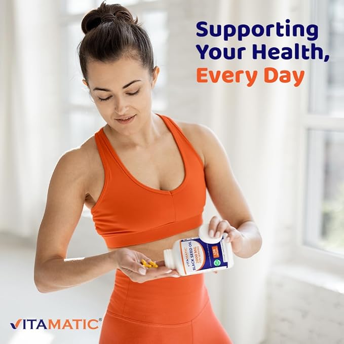 Vitamatic Black Seed Oil, 120 Softgels (1,000 mg per Softgel)