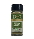 Pride of India – Curry Leaf Ground – Fresh Aroma/Distinct taste – No GMO/No Artificial Color – Traditional Indian Spice – Easy to Use – 1.3 oz. Small Dual Sifter Bottle