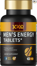 XKQ Men’s Vitality Support Supplement – Daily Energy & Performance Formula for Adult Men | Supports Circulation, Stamina & Confidence | Herbal & Amino Blend | 30 Tablets | 3rd Party Tested