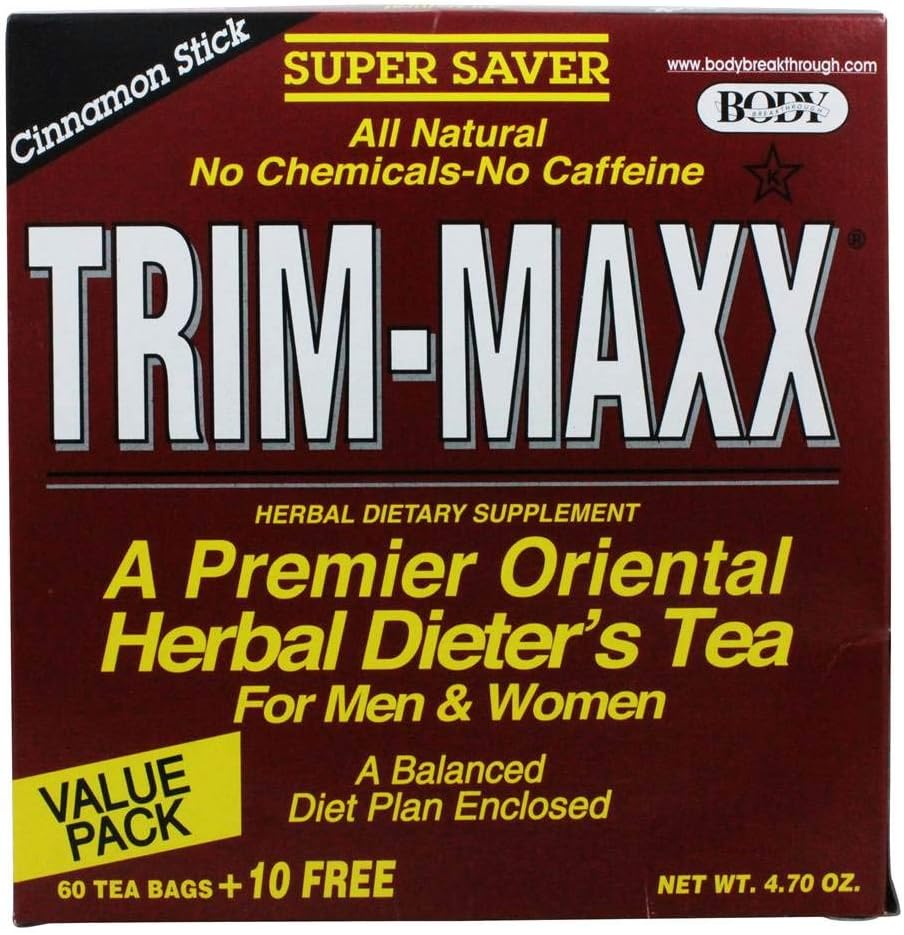 Trim-Maxx Herbal Dieter's Tea Cinnamon Stick - 70 Tea Bags, 4.94 oz