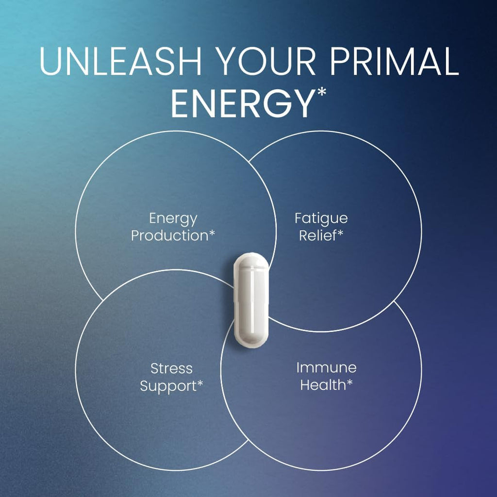 Men's Energy & Immune Complex | Energy Production, Fatigue Relief, Stress Support, Immune Health | Non-GMO, Made in USA, 90 Servings
