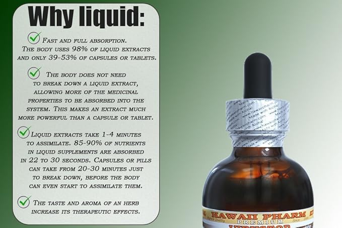 Chi Shao Alcohol-Free Liquid Extract, Chi Shao, Red Peony (Paeonia Rubra) Root Glycerite Hawaii Pharm Natural Herbal Supplement 2 oz
