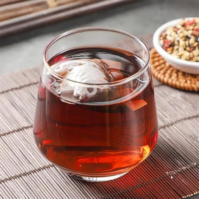 Panax & Mulberry Herbal Tea,Ginseng Five Treasures Tea, Kidney Formula Six Treasure Teas, Panax Wolfberry Mulberry Herbal Goji Berry Red Date Teas Formula Traditional Chinese Blend (30bags)
