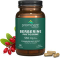 Prominent Nutrition Berberine Phytosome Supplement, Healthy Gut Support, 550 mg, 60 Count