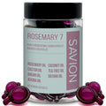 SAVION Rosemary Oil Hair Treatment Capsules - No Rinse Styling Hair Serum Capsules with Castor, Argan, Jojoba, Coconut, Tea Tree, Batana Oil - Hair Strengthening Serum for All Hair Types - 40 Capsules