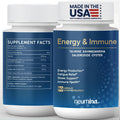 Men's Energy & Immune Complex | Energy Production, Fatigue Relief, Stress Support, Immune Health | Non-GMO, Made in USA, 90 Servings