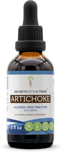 Secrets of the Tribe Artichoke Tincture Alcohol-Free Liquid Extract, Artichoke (Cynara scolymus) Dried Leaf (2 FL OZ)
