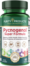 Pycnogenol Super Formula- Activated Pycnogenol Pomegranate P40p- 60 Capsules
