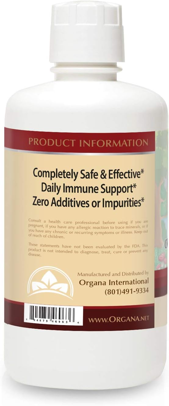 Organa Crystalline Nano Colloidal Silver - 30 PPM - 32 oz Bottle