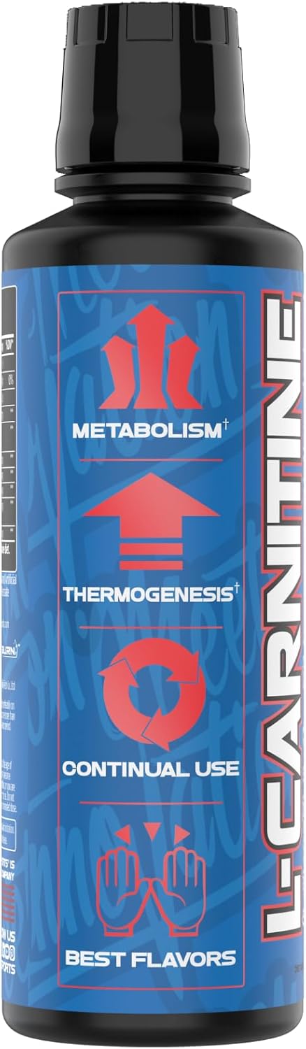 VMI Sports L-Carnitine 1500 Heat Liquid Enhanced Thermogenic | 1500 mg Carnitine | Maximum Absorption Formula | Great Taste for Men & Women | 31 Servings (Patriot Pop)