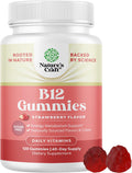 Vitamin B12 Gummies for Adults - Sugar Free Vitamin B12 1000 mcg Chewable Gums for Energy & Mood Support, Immune & Nerves Health - Kosher Non-GMO & Gluten Free Supplement for Women & Men - 120 Count