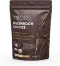Mushroom Coffee, Instant Organic Mushroom Coffee with Cordyceps, Reish, King Trumpet, Shitake, Turkey Tail, Lions Mane for Energy, Focus, Positive Mood & Immune Support (30 Servings)