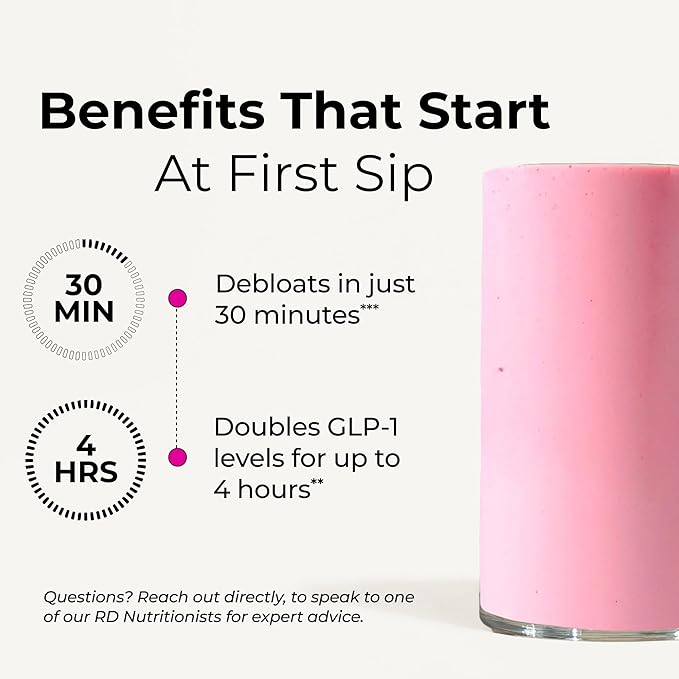 HUM Flatter Me Fiber Supplement for Women & Men, Prebiotics & Digestive Enzymes to Support Weight & Bloating, Digestive & Gut Health, Fiber Powder Drink Mix - 10 Servings (Unflavored)