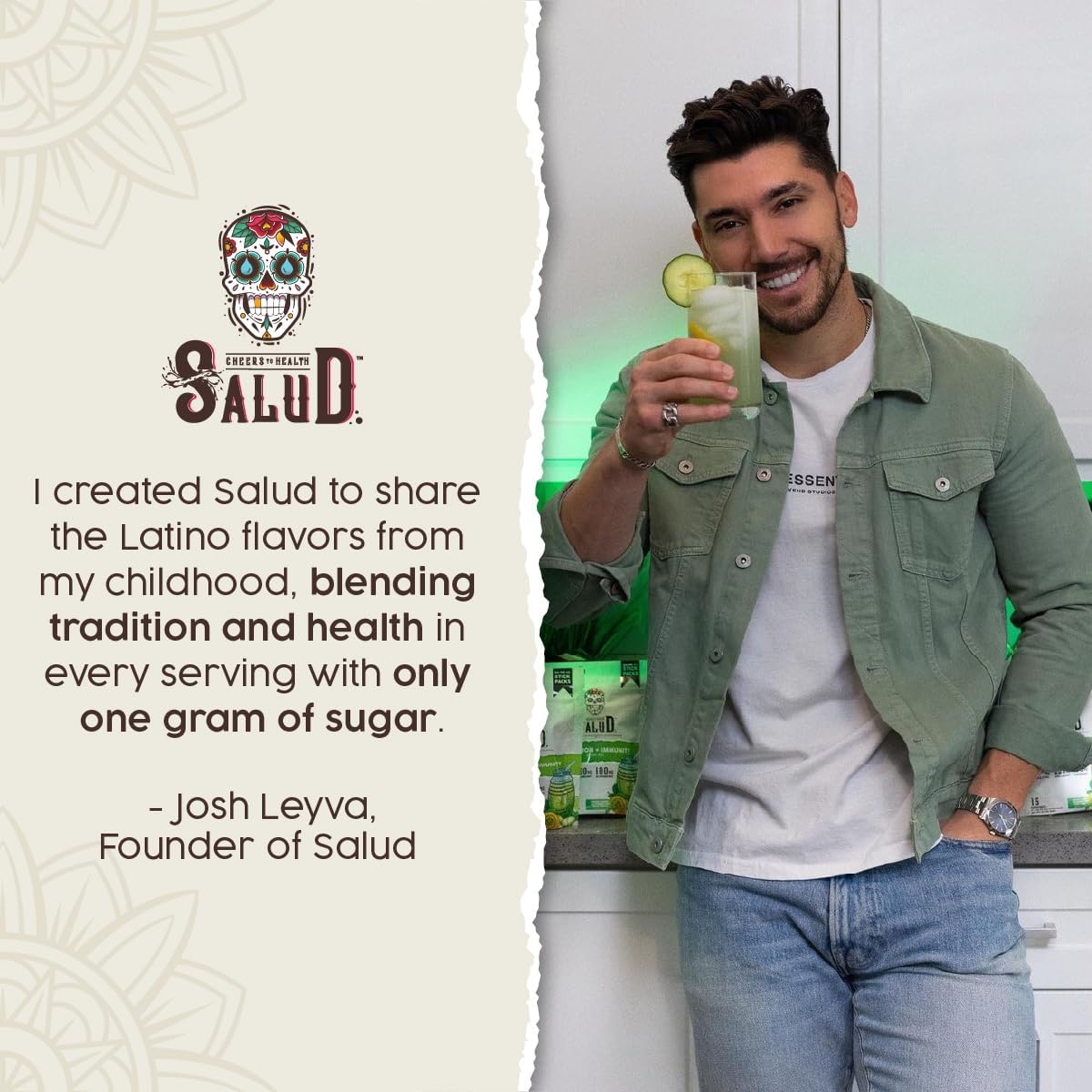 Salud 2-in-1 Hydration and Immunity Electrolytes Powder, Watermelon Margarita - 15 Servings, Agua Fresca Drink Mix, Elderberry, Dairy & Soy Free, Non-GMO, Gluten Free, Vegan, Low Calorie, 1G Sugar