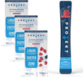 PROTEKT Electrolyte Packets for Recovery & Hydration | Organic & Sugar-Free Electrolytes Drinks | Works Faster Than Powder Drink | On-The-Go Liquid Hydration Drink | Raspberry, 30 Pack