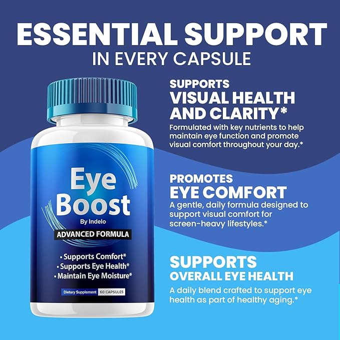(2 Pack) Eye Boost – Advanced Supplement Formula for Daily Eye Health Support (120 Capsules)