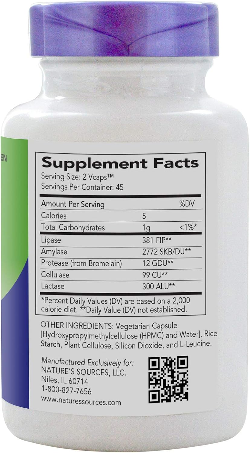 Nature's Sources AbsorbAid Digestive Support - 90 Vcaps