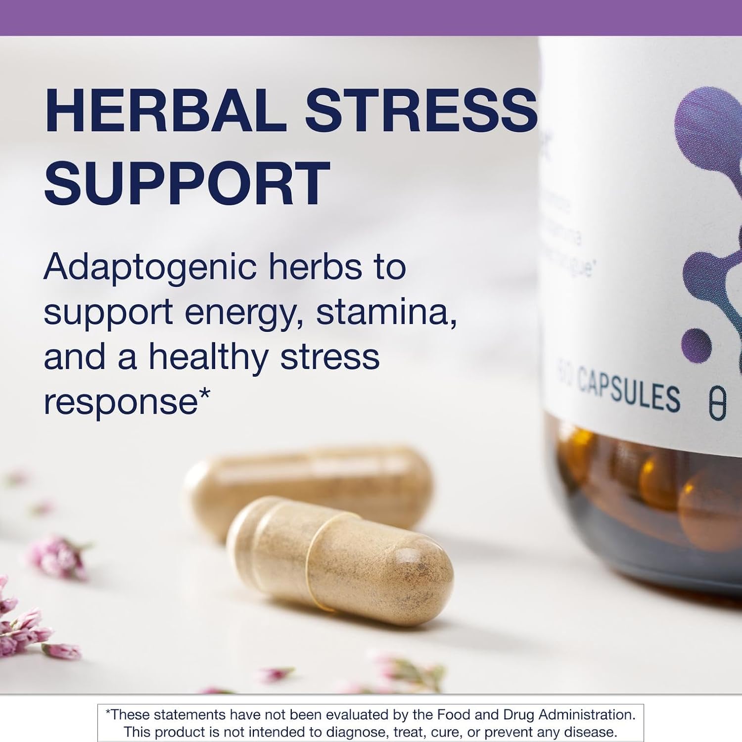 Metagenics Adreset - Adaptogen Formula with Rhodiola, Panax Ginseng & Cordyceps - Supports Stress Resilience, Energy & Fatigue Relief - Non-GMO, Gluten-Free & Vegetarian - 60 Capsules