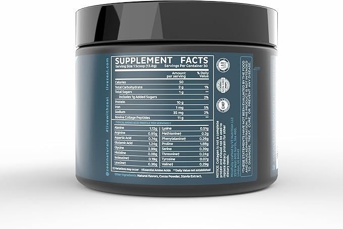 Pure Chocolate Collagen Peptides Powder (30 Serv.)