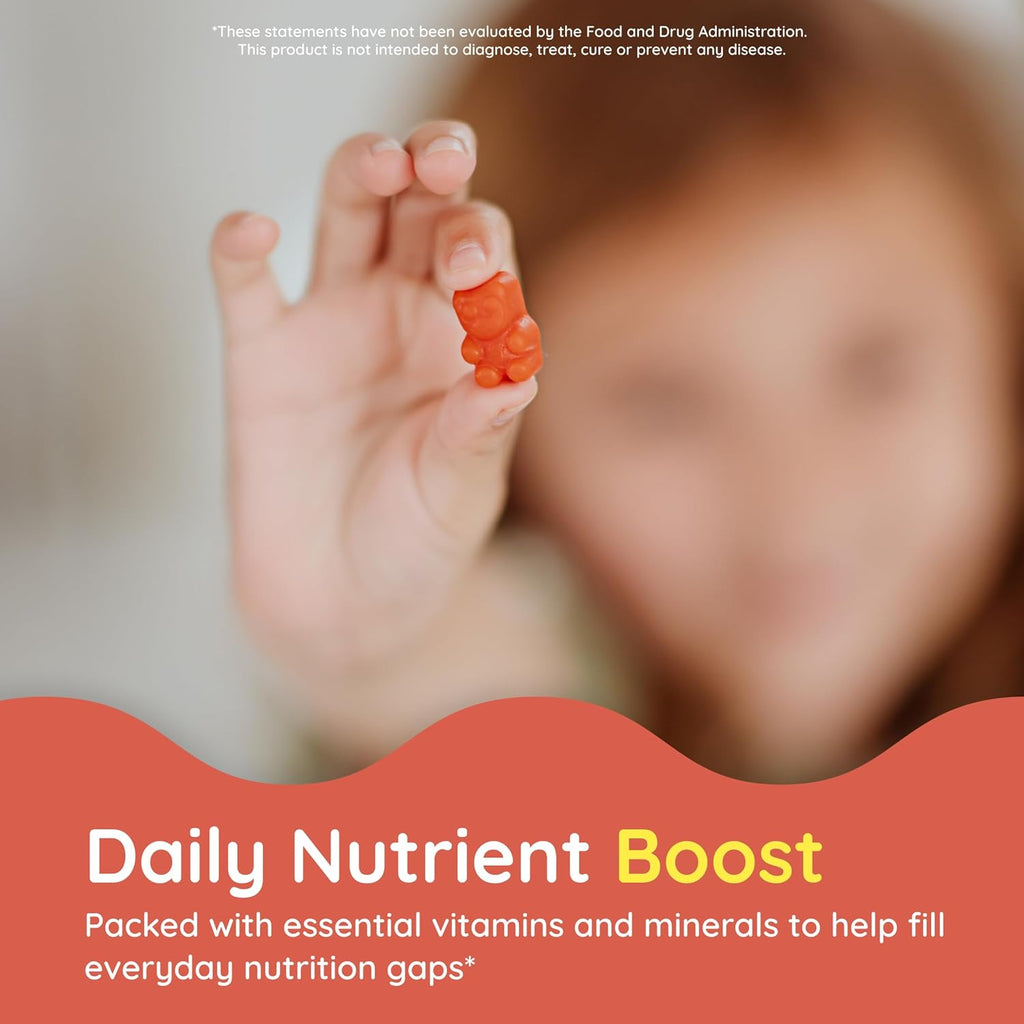 CHILDLIFE ESSENTIALS Multivitamin Gummies for Kids - Children's Vitamins, Kids Multivitamins with DHA, Sugar Free - Natural Strawberry, 90 Count
