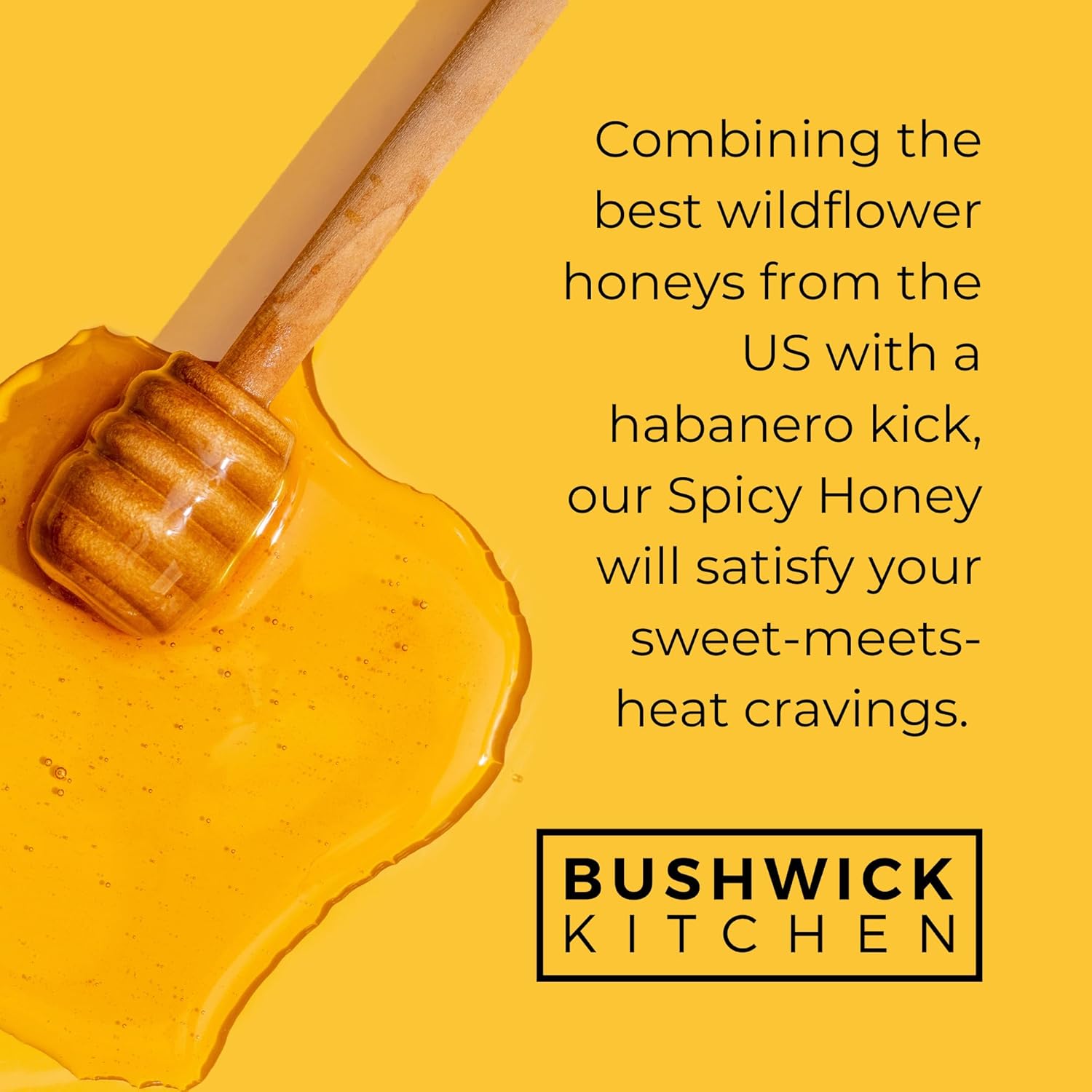 Bees Knees Spicy Hot Honey – Raw Habanero Infused Honey, Sweet & Spicy Drizzle for Pizza, Fried Chicken & Biscuits | Unfiltered, Gluten-Free, Made in USA, 12.5 oz