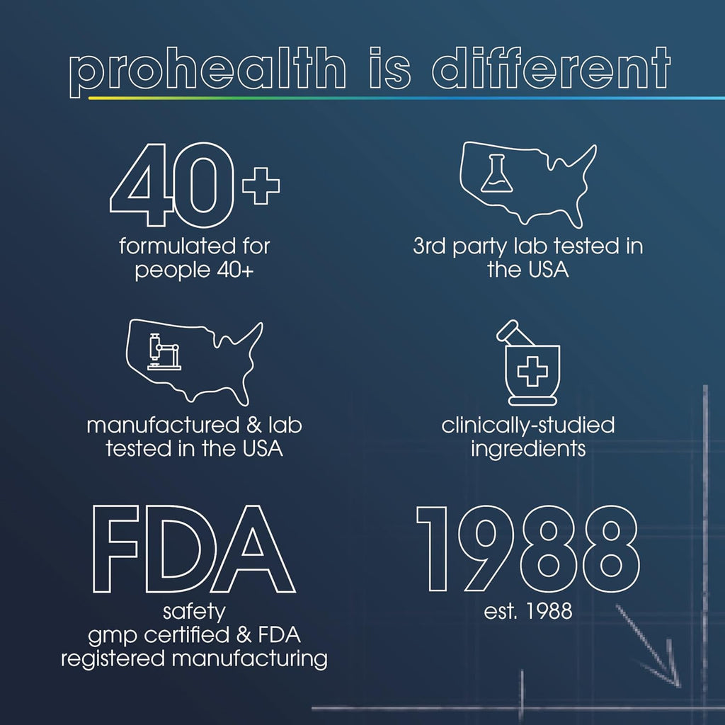 ProHealth Nicotinamide Riboside Pro Complete NAD+ Supplement. 500mg Patented Niagen NR (The Active Ingredient in NMN), Plus 250mg TMG, Plus 500mg Trans-Resveratrol. Equal to 690mg of NMN. 30 Servings