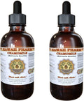 Chamomile Liquid Extract, Organic Chamomile (Matricaria Recutita) Tincture Supplement 2x2 oz