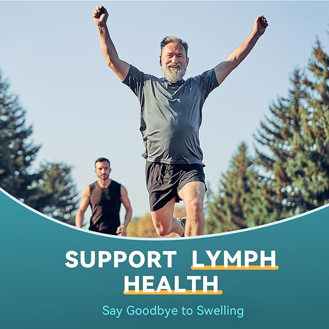 iMATCHME Lymphatic Drainage Supplements, Lymphatic System Support, Detox & Cleanse, Fluid Balance, Immune Support, Natural Herbal Blends with Echinacea, Liposomal Glutathione & More, 120 Capsules
