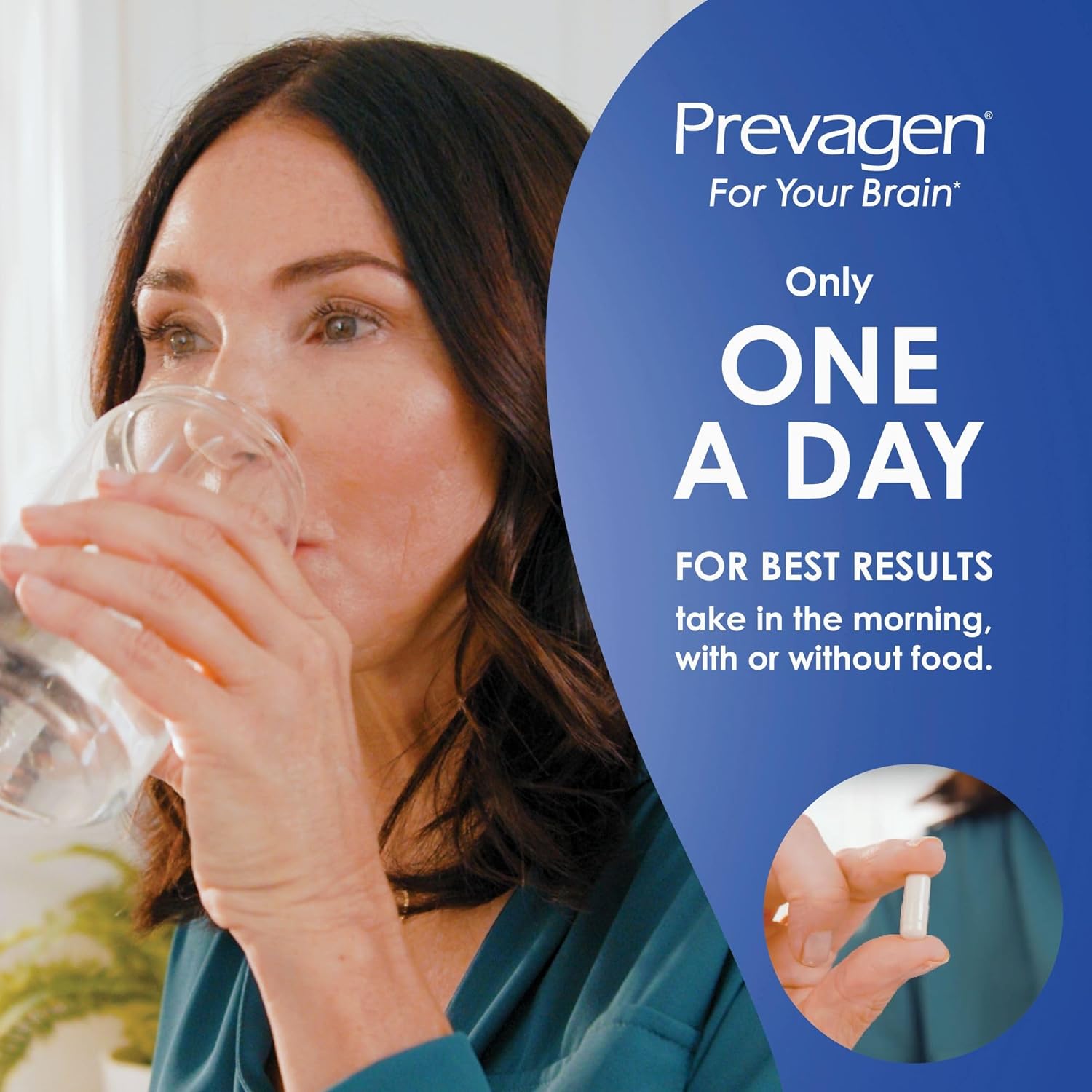 Prevagen Regular Strength - 120 Capsules (4 Month Supply) | Formulated for Your Brain | 10mg of Apoaequorin Plus Vitamin D3 with 7-Day Pill Minder