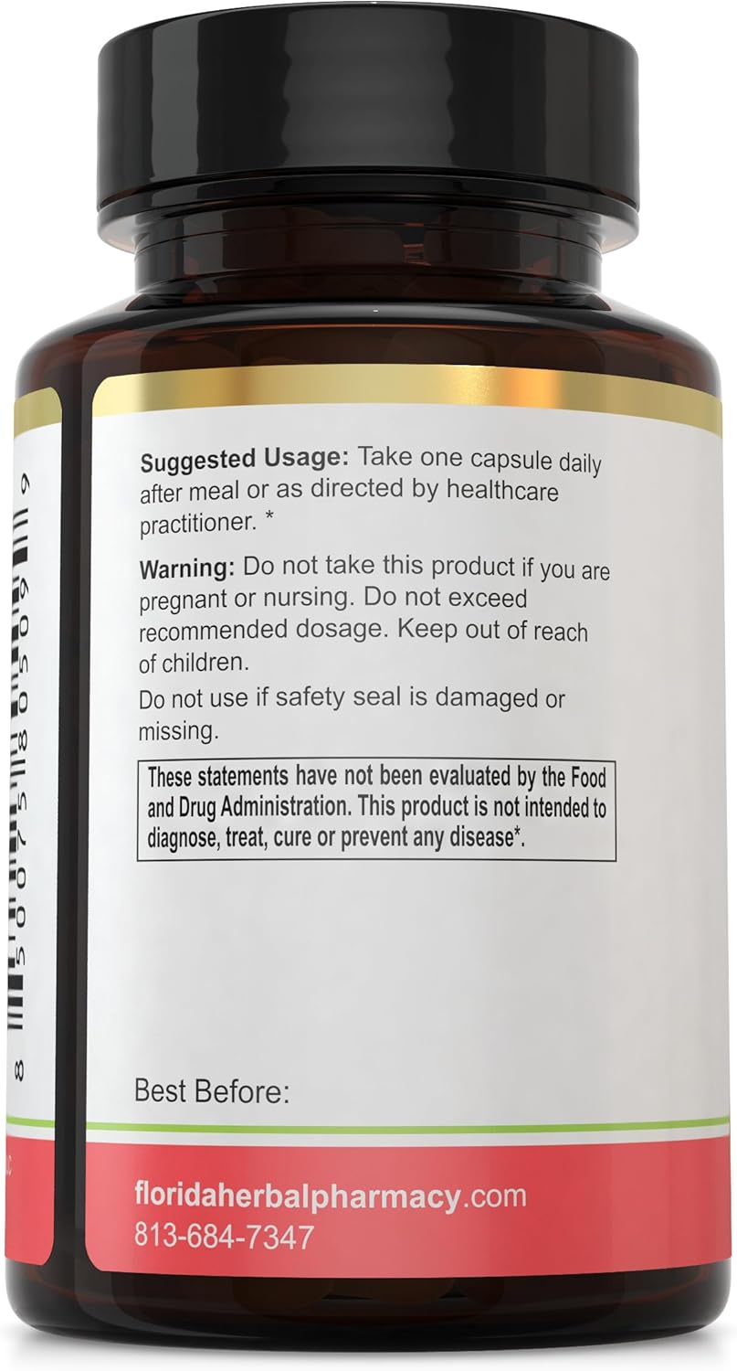 Florida Herbal Pharmacy, Astaxanthin 12 mg Capsules (120 Capsules) Pack of 1