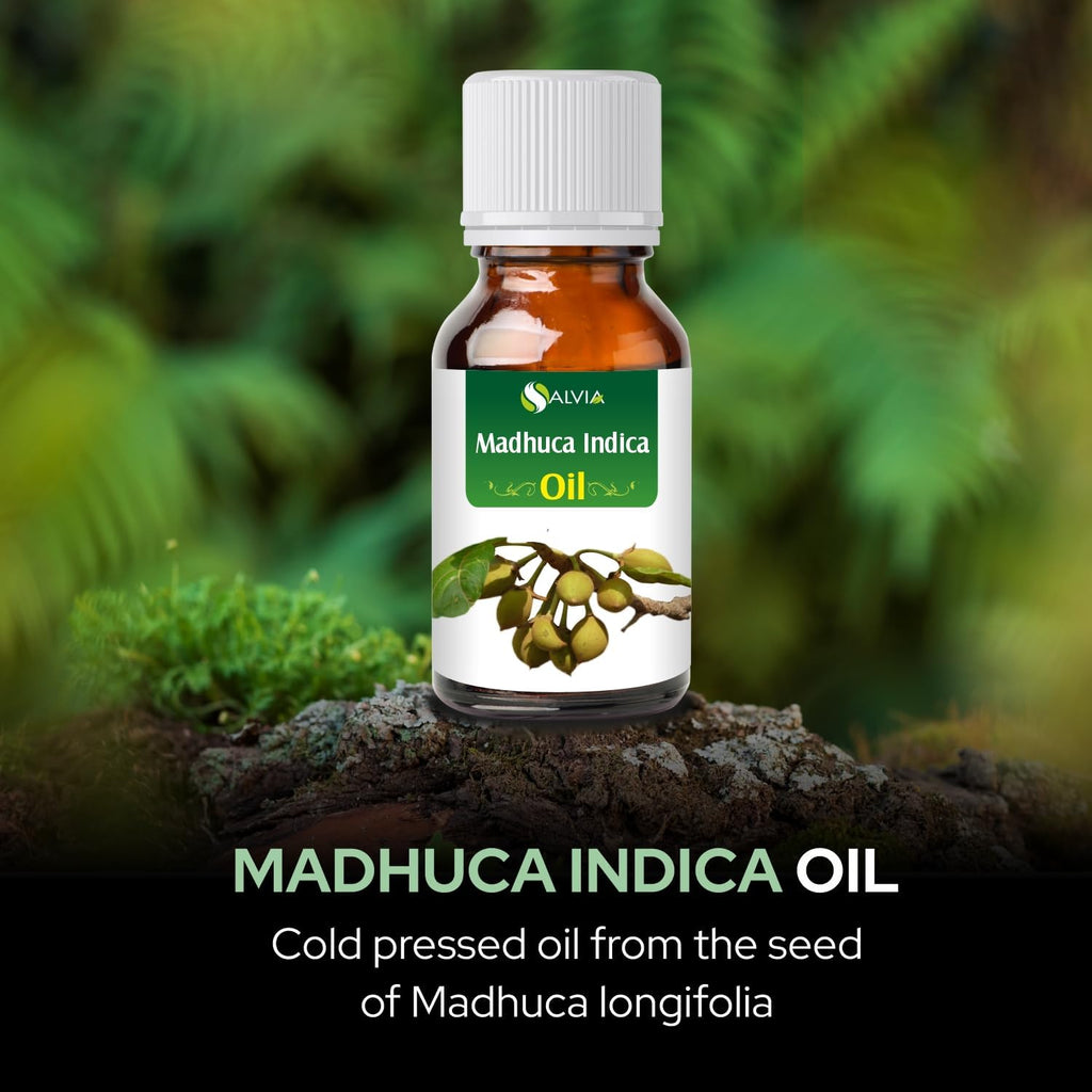 Madhuca Indica Oil (Mahua) 100% Natural & Pure Undiluted Uncut Cold Pressed Carrier Oil Perfect for Aromatherapy Therapeutic Grade - 30 ML