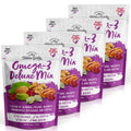 Nature's Garden Omega-3 Deluxe Mix - Power Up, Heart Healthy, Gluten Free, Antioxidant Rich, Cholesterol Free, Sodium Free, No Artificial Ingredients – 26 Oz Bag (Pack of 4)